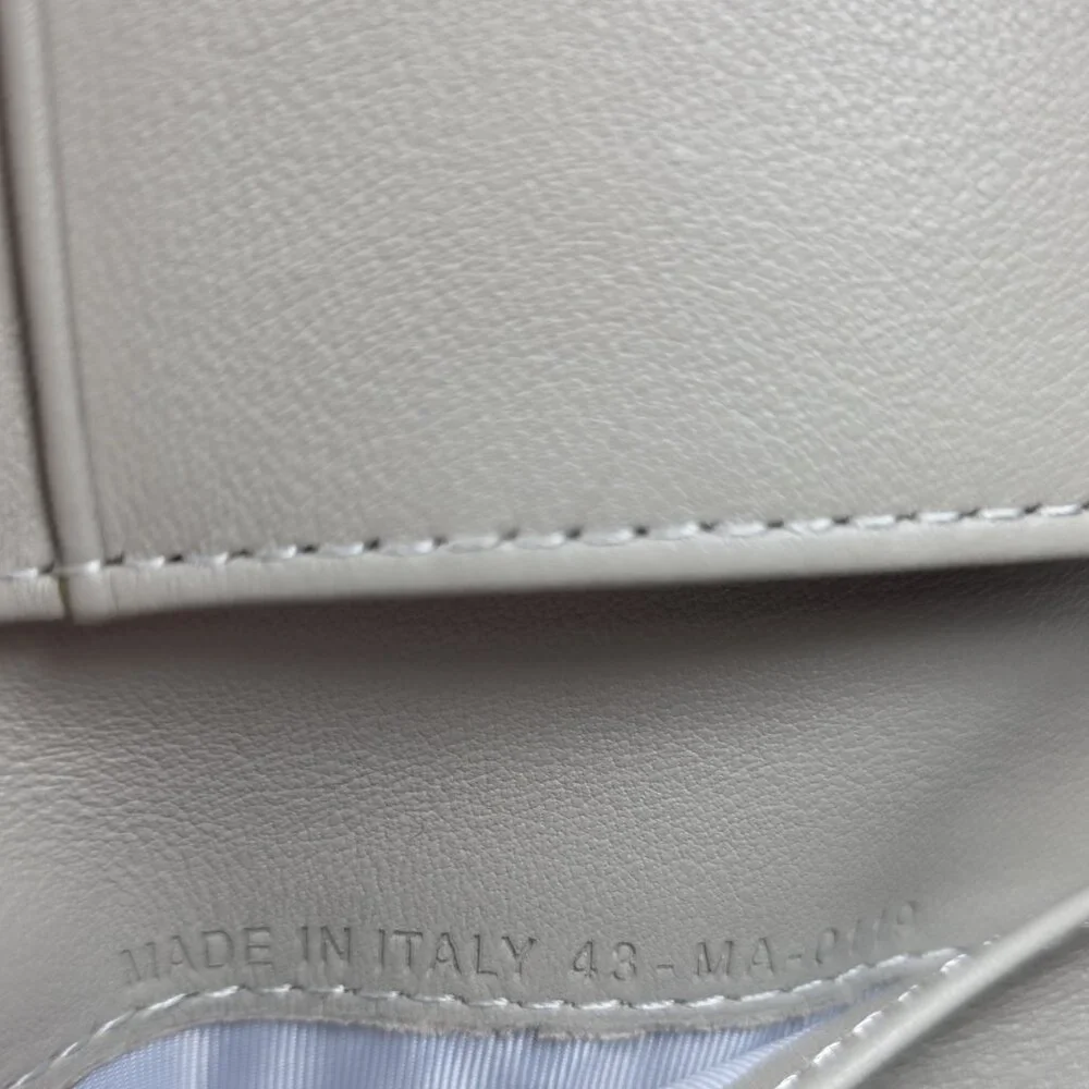 Dior Saddle Lotus Wallet in Gray Oblique Jacquard - New